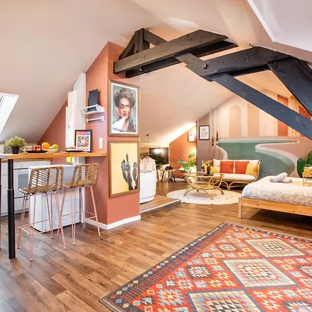 Casa Del Sol - Jacuzzi & Boho Elegance Daire Mulhouse