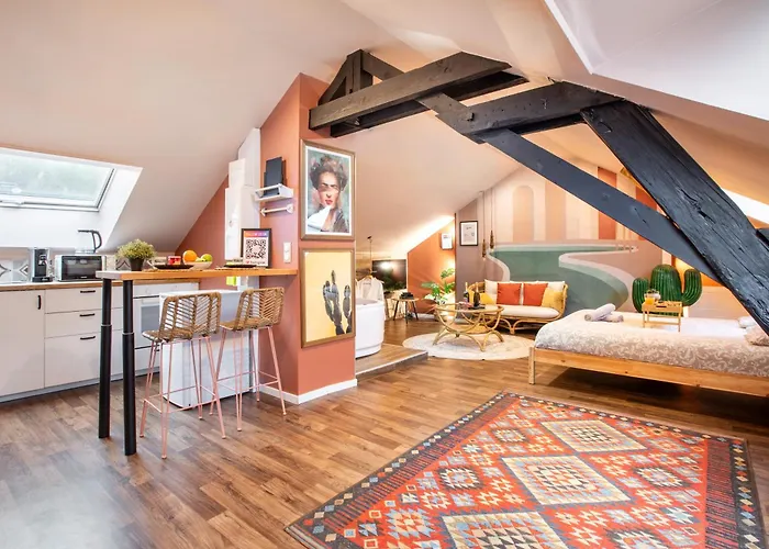 Casa Del Sol - Jacuzzi & Boho Elegance Daire Mulhouse